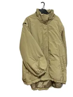 ダウンジャケット Lサイズカーキ　袖取り外し可　ドロスト付　バルーン袖