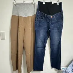 マタニティパンツ 2点セット