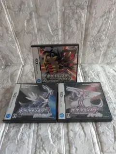 ポケットモンスター ダイヤモンド・パール・プラチナ 3作品セット DS　箱付き