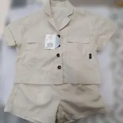 ZIDDY ベージュ ショートパンツセット