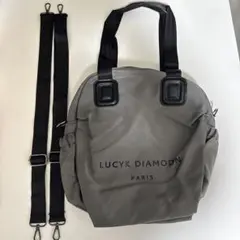 LUCYK DIAMOND 3WAYバッグ グレー