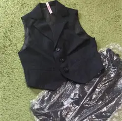 美品！男の子 値下げスーツ フォーマル ベスト  結婚式 グレー 七五三 110