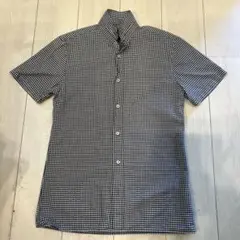 ZARA MAN ギンガムチェック 半袖シャツ スリムフィットのサムネイル