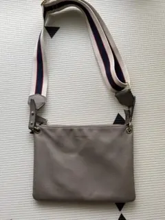 美品　トレジャー トプカピ　ストライプベルト 2way ショルダーバッグ　レザー