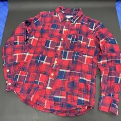 レミレリーフ パッチワークシャツ ネルシャツ