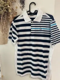 Munsingwear マンシングウェア ポロシャツ ボーダー Mのサムネイル