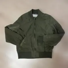 【美品✨】レディース　MA-1ジャケット　 カーキ　オリーブグリーン　Ｍサイズ