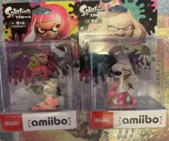 【新品】amiibo ガール ネオピンク　ヒメ　スプラトゥーン　2点セット