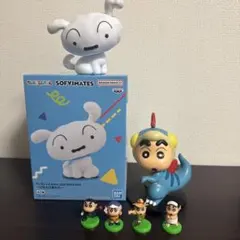 クレヨンしんちゃん チョコエッグ 4個セットとフィギュア2つ