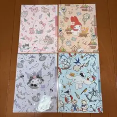 たけいみき サンリオ A5 クリアファイル 4点セット