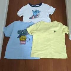 【3枚】GAP KIDS Tシャツ S (6-7)　GU130　同梱相談のサムネイル