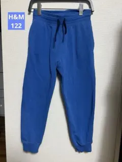 H&M 青 スウェットパンツ EUR 122 6-7Y