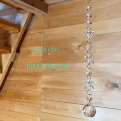 サンキャッチャー【135】30㍉ 匿名配送 オールクリア×シルバー オクタゴン