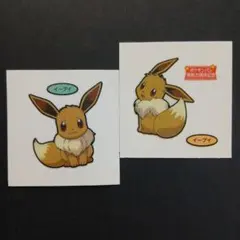 ポケモンパンシール　ポケモンデコキャラシール　イーブイ　可愛い　ノーマル