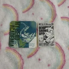 ヒロアカ展　入場特典　コースター　デク