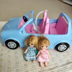 リカちゃん ファミリーカーみきちゃん＆まきちゃん人形付