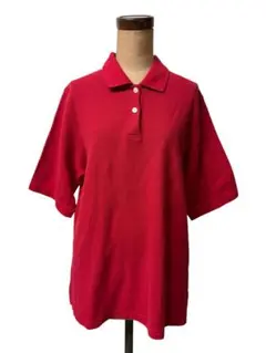 美品 L.L.Bean レディース ポロシャツ M 赤 xpv