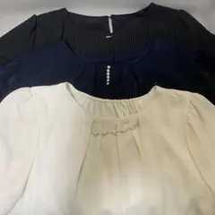 ３点セットＬサイズとＬＬサイズ 半袖ブラウス
