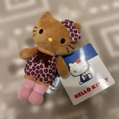 ハローキティ マスコット あしながVer 日焼けキティ ヒョウ柄 サンリオ