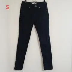 【S】ハニーズ Comfort basic 綿パンツ ブラック 黒のサムネイル