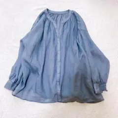 ✨美品✨コラージュ ガリャルダガランテ ラミー2WAY シアー ブラウス リネン