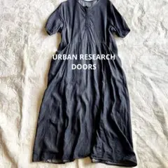 URBAN RESEARCH DOORSリヨセルデニムポイントポケットワンピース