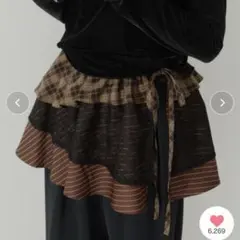 many ways multi wrap skirt マルチウェイ巻きスカートのサムネイル