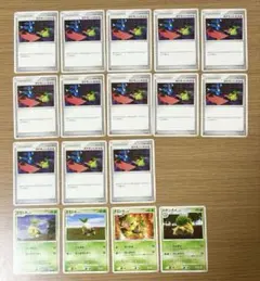 ポケモンカード　ポケモンいれかえ、ナエトル、ハヤシガメ　17枚セット