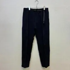 Gramicci（グラミチ）ブラック ナイロンベルト付きイージーパンツ L