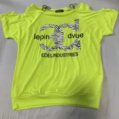 EDELINDUSTRIES 蛍光グリーン Tシャツ