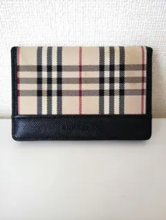 値下げ⭕️B【BURBERRY】バーバリー ノバチェック 三つ折り財布