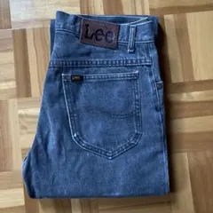 USA製　Lee 90s ストレートデニム 先染め ブラック　ボタンフライ