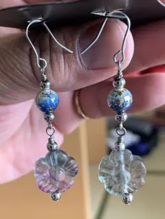 フローライトのピアス