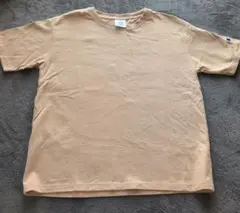 Champion ベージュ Tシャツ 半袖