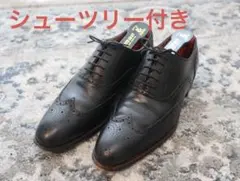 【週末値下げ】SCOTCH GRAINウイングチップ Fブラック24cmのサムネイル