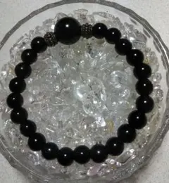 天然石 ブレスレット オニキス 17cm