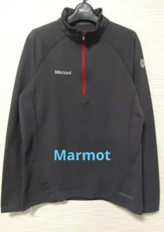 Marmot ハーフジップ トップス ダークグレー