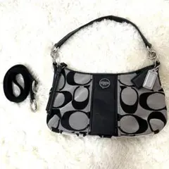 正規品 コーチ COACH シグネチャー ショルダーバッグ 2way