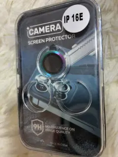 値下げiPhone16e用カメラ保護ガラスフィルムフルカバープロテクター9H硬度