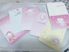 ハローキティ、ポケモン絵はがき 5枚セット合計10枚セット　50円切手付