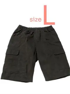カーゴショートパンツ 黒 Lサイズ