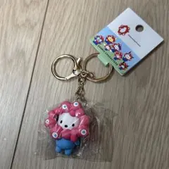 【新品】ミャクミャクなりきり立体マスコットカラーキーホルダー ポチャッコタグ付き