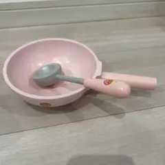送料込】マザーガーデン 野いちごのおままごと 中華鍋ツールセット 
