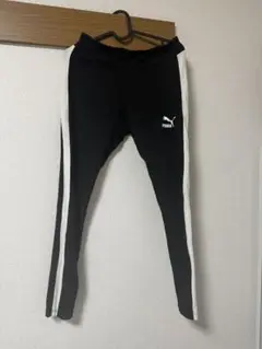 PUMA フィットパンツ ブラック/ホワイト
