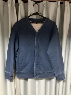 インディゴカーディガン（長袖）S 青
