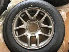 新車外し　送料込み　ジムニーJB64　純正アルミホイールタイヤ1本