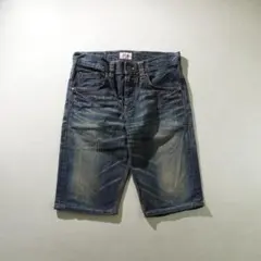 EDWIN ハーフデニムパンツ インディゴブルー/X241