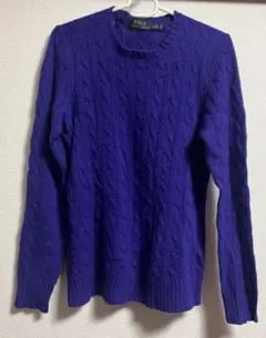 RALPH LAUREN ラルフローレン カシミア100 ケーブルニットセーター