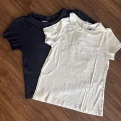 プチバトー カットソー2点セット128