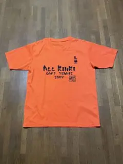ALL KINRI ソフトテニス Tシャツ Lサイズ オレンジ